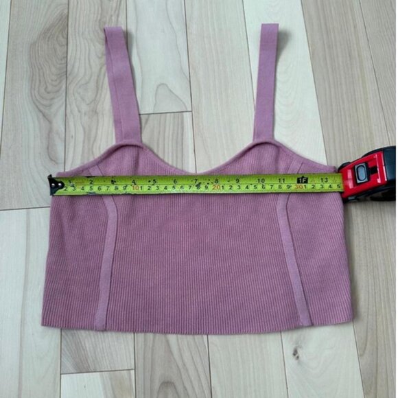 Endless Rose knit cardigan and matching cropped tank - Picture 6 of 8